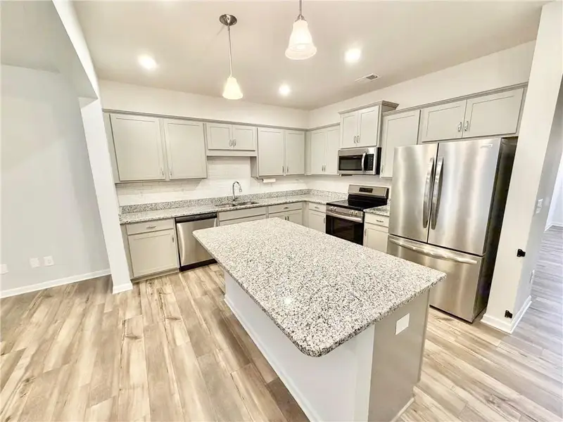 Furnished interior view inside a new home in , Cartersville (Image 3).
