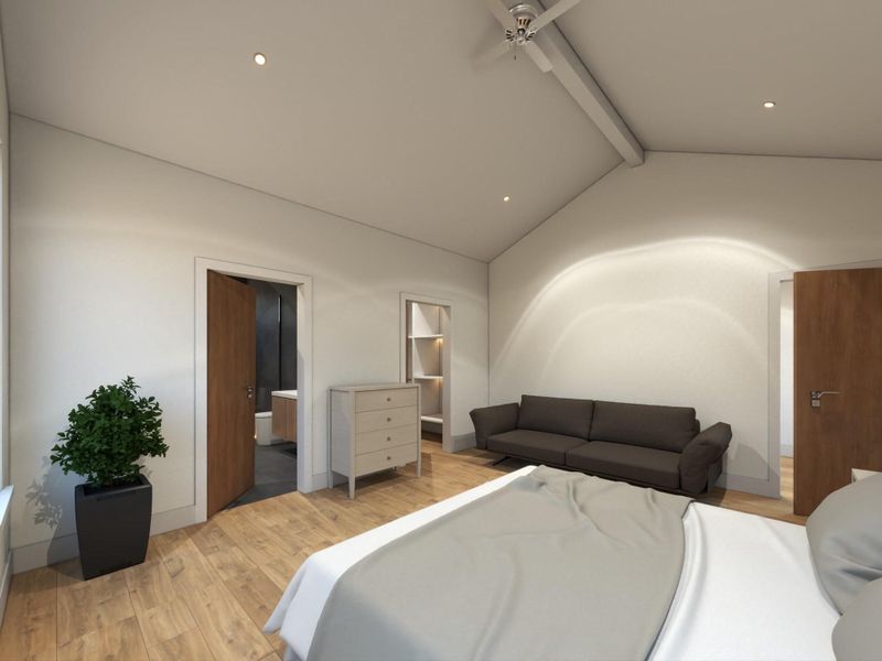 Furnished interior view inside a new home in , Houston (Image 8).