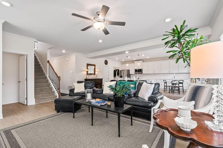 Furnished interior view inside a new home in , Dallas (Image 17).