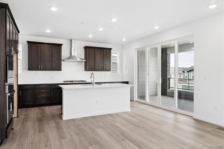 Furnished interior view inside a new home in The Summit at Meridian, Englewood (Image 8).