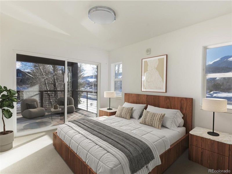 Furnished interior view inside a new home in , Silverthorne (Image 5).