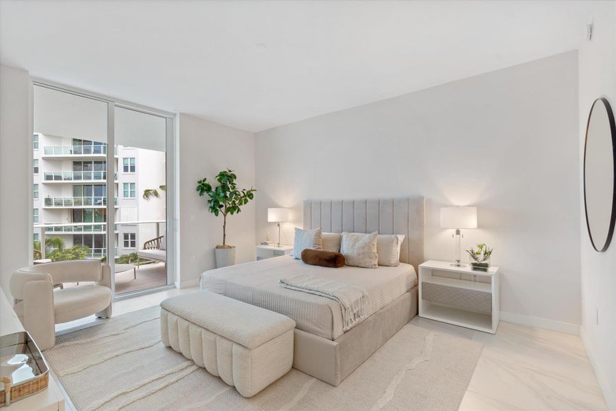 Furnished interior view inside a new home in , Boca Raton (Image 16).