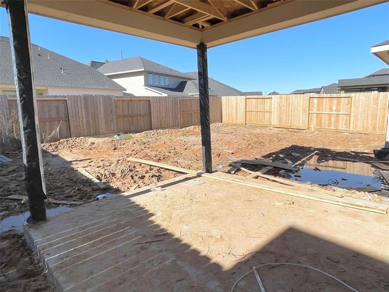 Spacious Patio