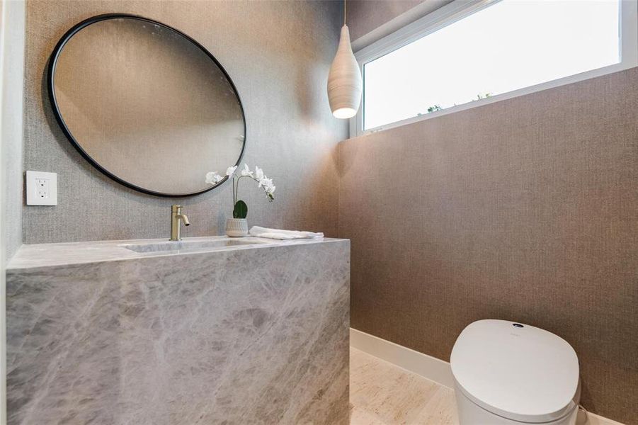 Furnished interior view inside a new home in , Dallas (Image 13).