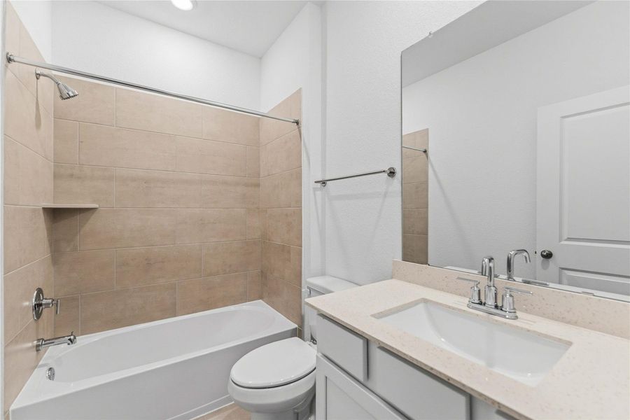 Furnished interior view inside a new home in Elyson, Katy (Image 9). Furnished interior view inside a new home in Elyson, Katy (Image 9).