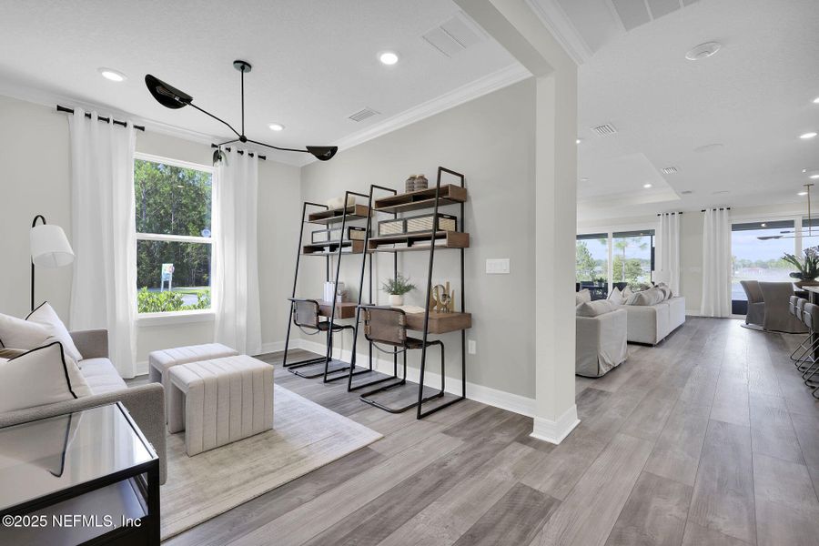 Furnished interior view inside a new home in The Preserve at Bannon Lakes, St. Augustine (Image 13).