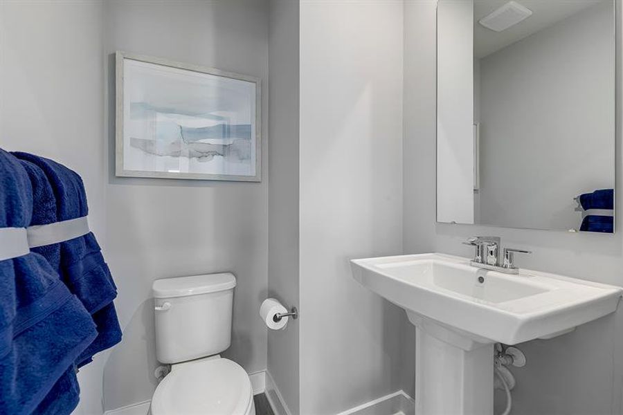 Representative furnished interior of a home built from the Mayer by Ryan Homes in Stowe Branch Townhomes, Charlotte (Image 21).