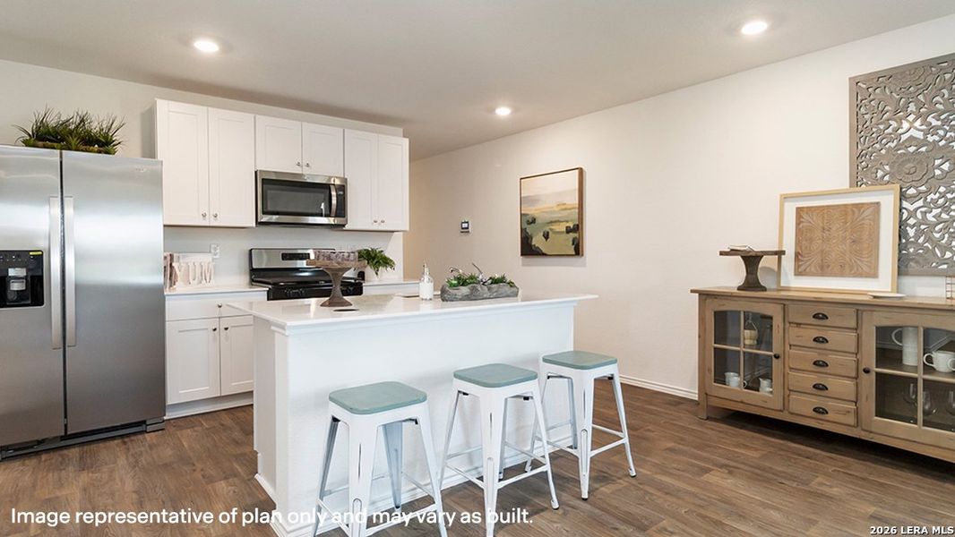 Furnished interior view inside a new home in Redbird Ranch, San Antonio (Image 7).