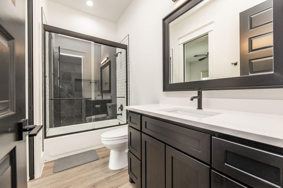 Furnished interior view inside a new home in , Willis (Image 17).