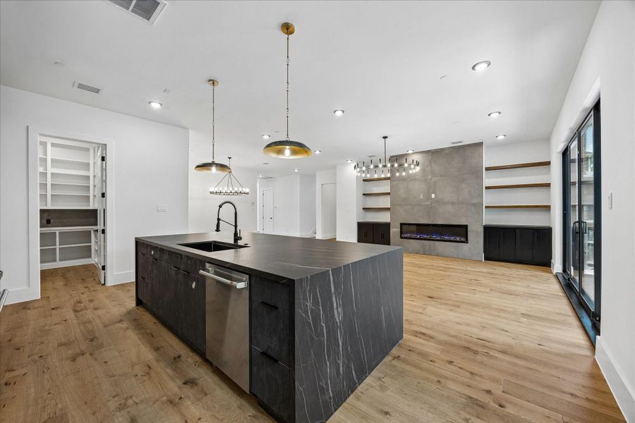 Furnished interior view inside a new home in , Bellaire (Image 15).