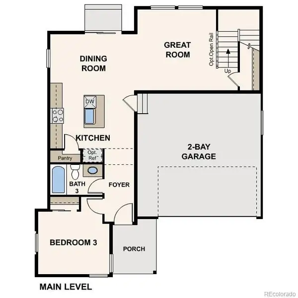 2D floor plan layout of this home in , Aurora, CO (Image 3).