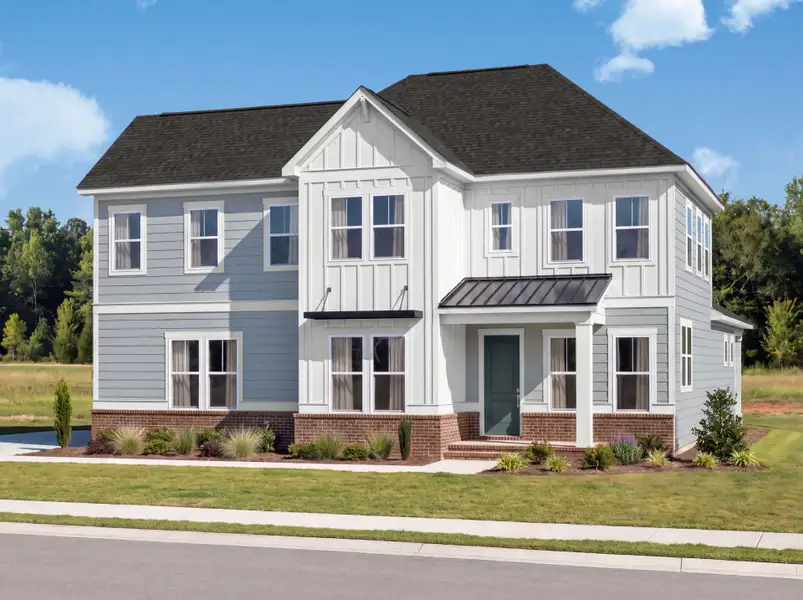 Representative exterior photo of a completed home built from the Monroe by John Wieland in Iverly, Canton, GA (Image 10). Representative exterior photo of a completed home built from the Monroe by John Wieland in Iverly, Canton, GA (Image 10).