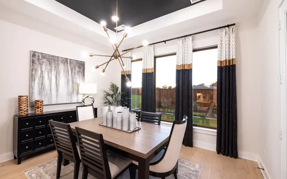 Furnished interior view inside a new home in Marvida, Cypress (Image 15).