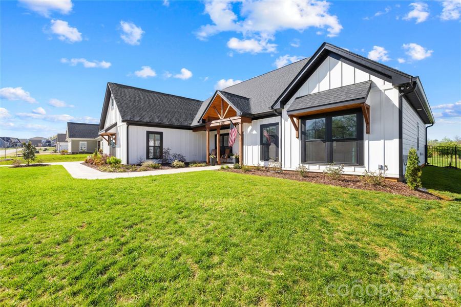 Front exterior of a new home in , Salisbury, NC, highlighting curb appeal (Image 20).