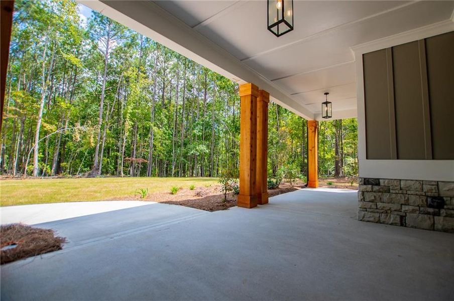 Exterior details and patio area of a home in , Douglasville (Image 4).