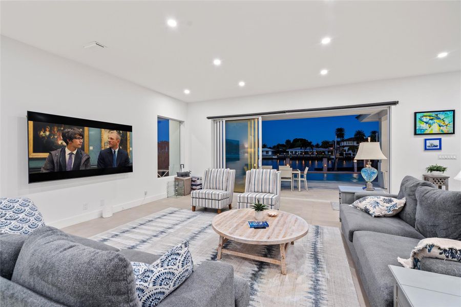 Furnished interior view inside a new home in , Pompano Beach (Image 10).