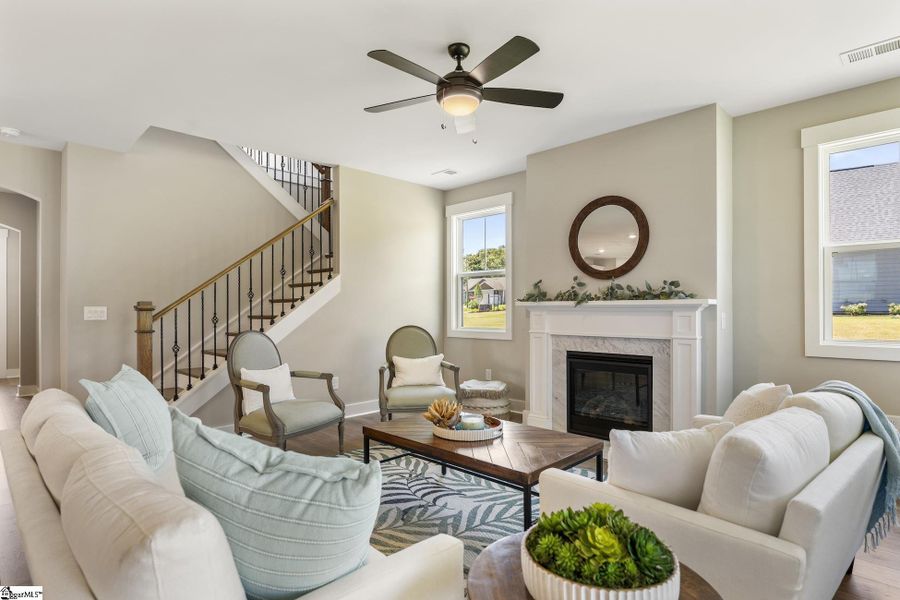 Furnished interior view inside a new home in Double Springs, Taylors (Image 7).