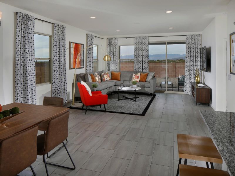 The 2380 floorplan modeled at Hanson Ridge.
