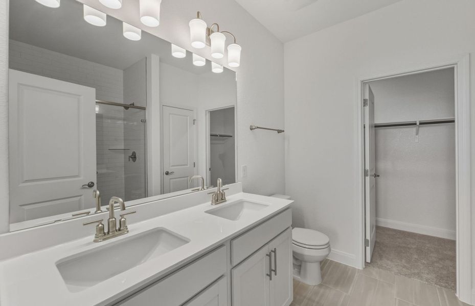 Furnished interior view inside a new home in Patterson Ranch, Georgetown (Image 6).