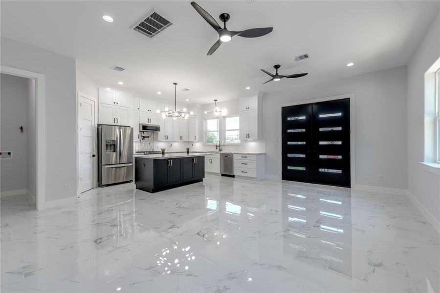 Furnished interior view inside a new home in , Galveston (Image 14). Furnished interior view inside a new home in , Galveston (Image 14).