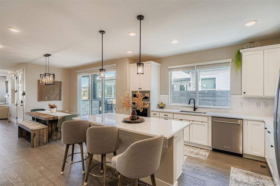 Furnished interior view inside a new home in , Denver (Image 8).
