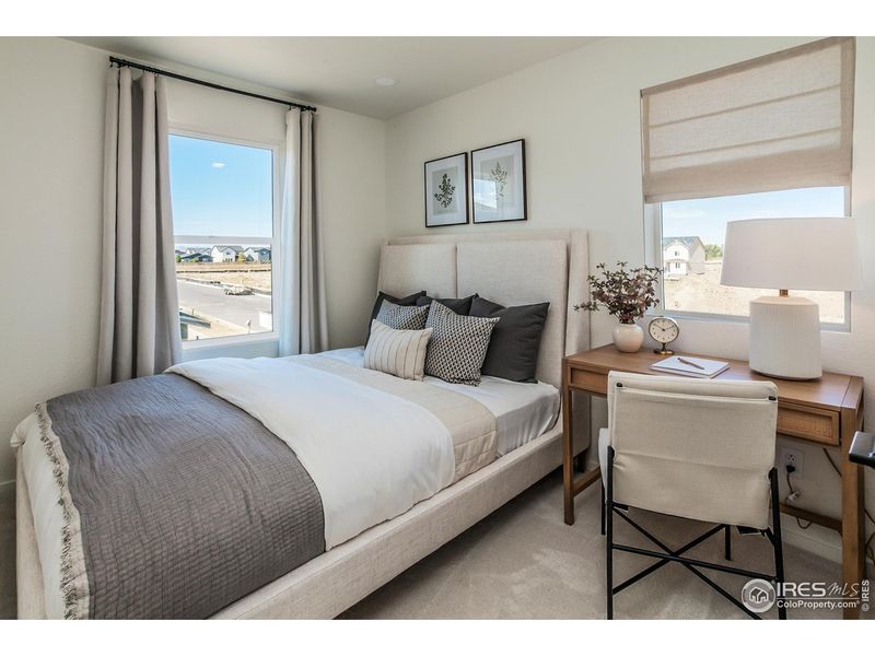 Furnished interior view inside a new home in Prairie Song Story Collection - Single Family Homes, Windsor (Image 6).