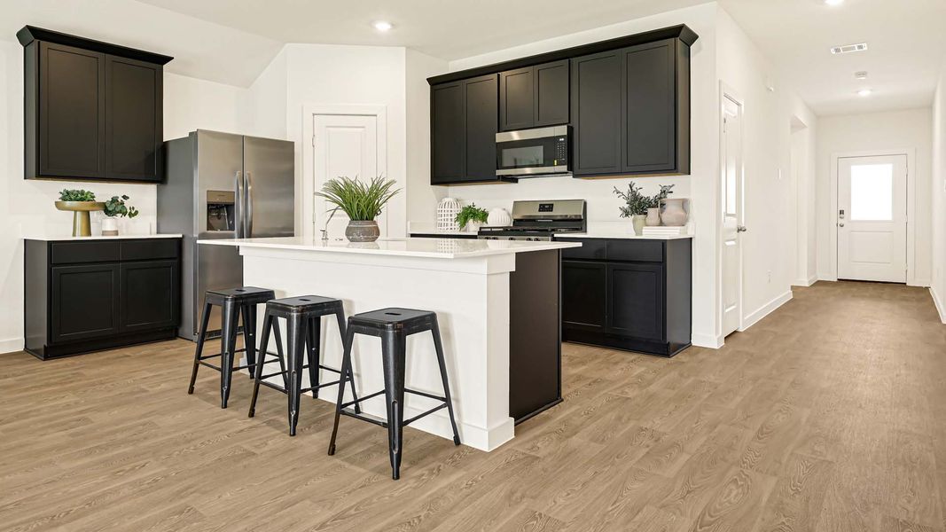 Furnished interior view inside a new home in Evergreen, Rosenberg (Image 11). Furnished interior view inside a new home in Evergreen, Rosenberg (Image 11).