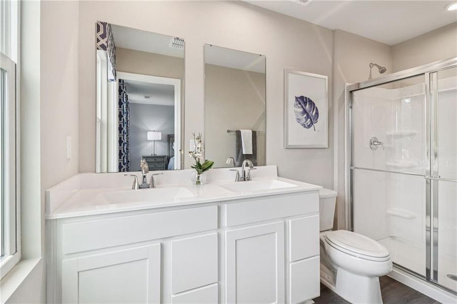Furnished interior view inside a new home in , Stone Mountain (Image 15).