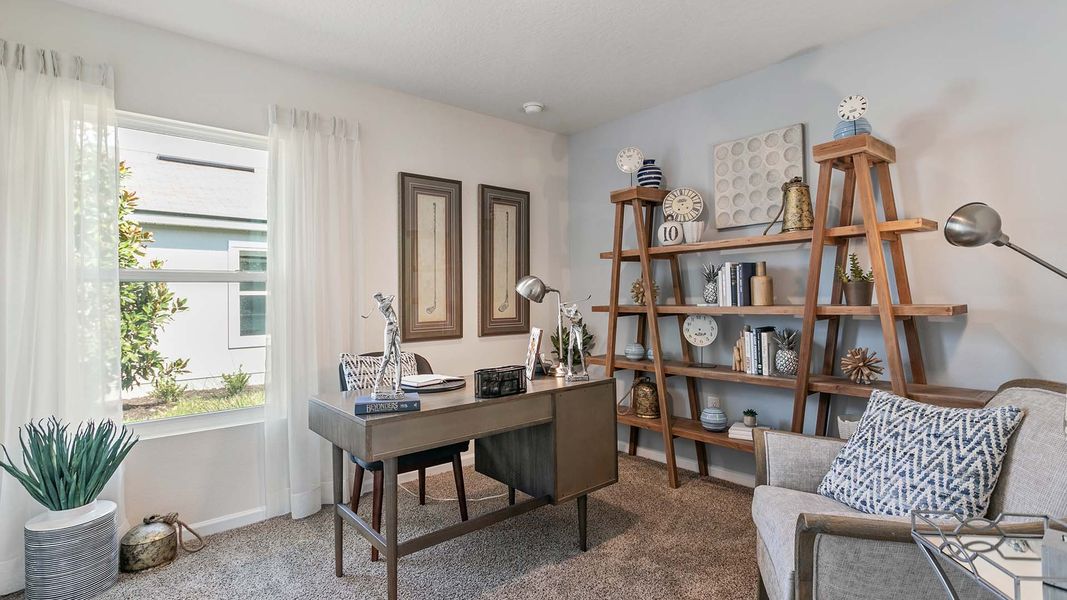Furnished interior view inside a new home in Grand Reserve, Bunnell (Image 13).