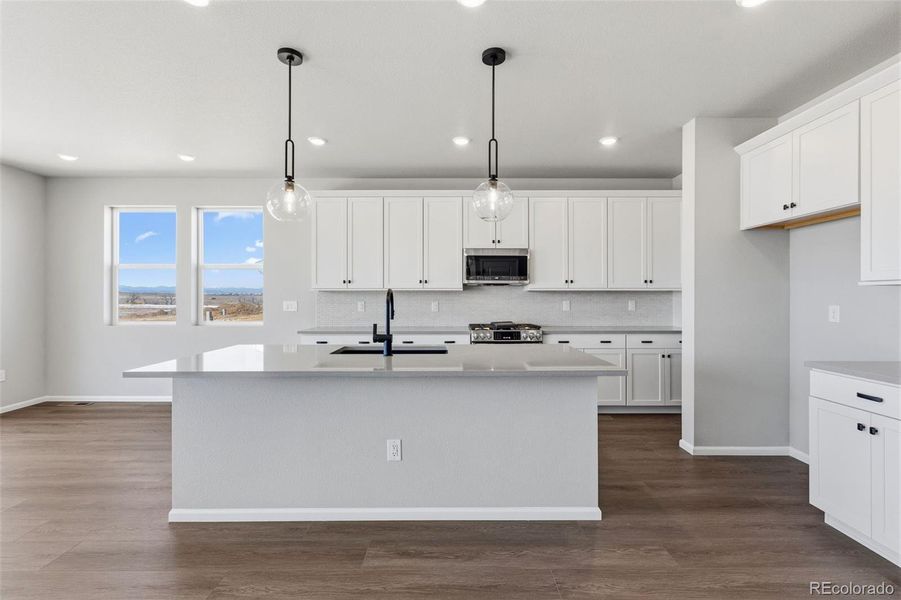 Furnished interior view inside a new home in , Aurora (Image 5).