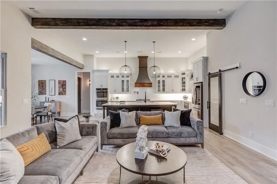 Furnished interior view inside a new home in , Suwanee (Image 13).