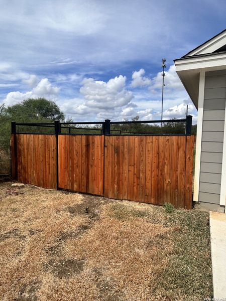 Exterior details and patio area of a home in , Nixon (Image 3).