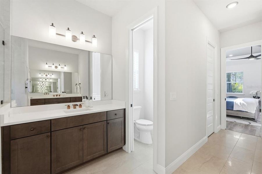 Furnished interior view inside a new home in , Palm Coast (Image 64).