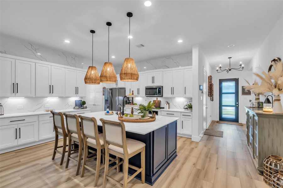 Furnished interior view inside a new home in , Conroe (Image 4).