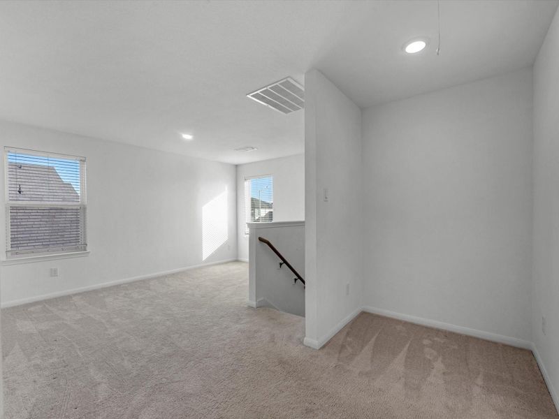 Nook space off of the game/media room. Nook space off of the game/media room.