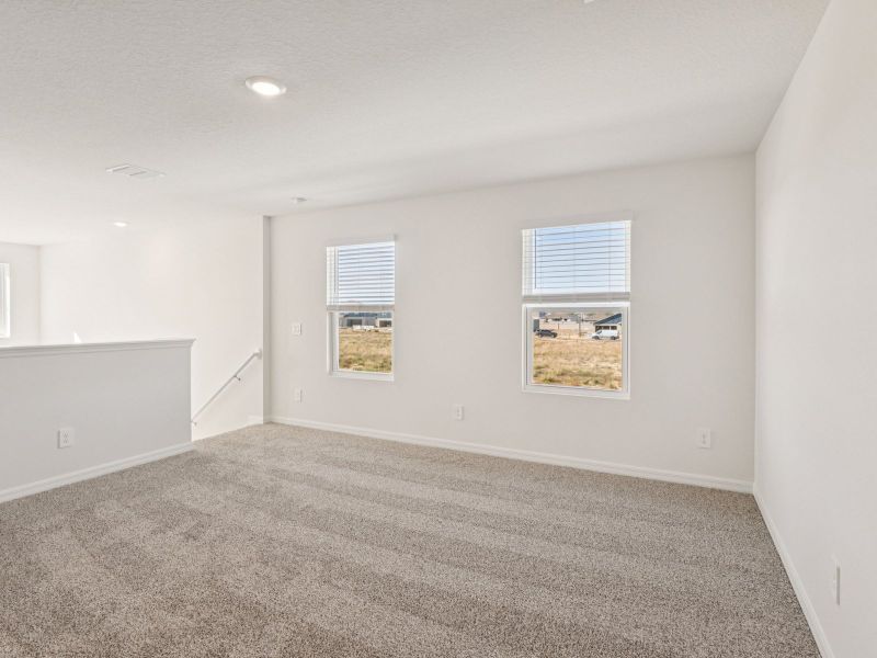 Spacious, unfurnished interior of a new home in Crosswinds - Classic Series, Haines City (Image 5). Spacious, unfurnished interior of a new home in Crosswinds - Classic Series, Haines City (Image 5).