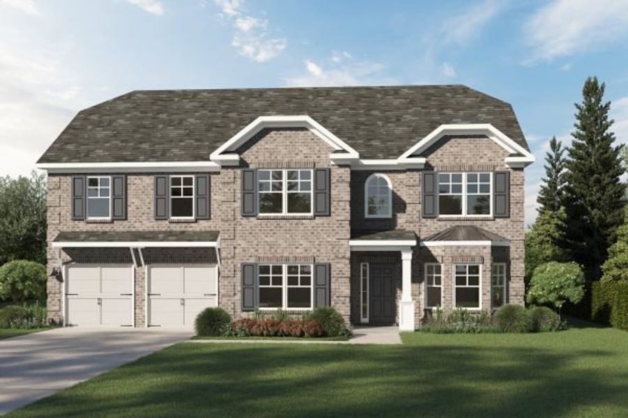 Representative exterior photo of a completed home built from the Reynold by Kerley Family Homes in Walters Creek, Douglasville, GA (Image 7).