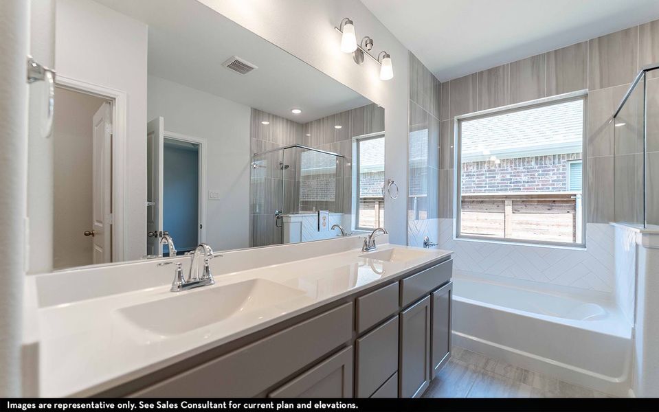 Representative furnished interior of a home built from the Nicklaus by CastleRock Communities in Solterra, Mesquite (Image 8). Representative furnished interior of a home built from the Nicklaus by CastleRock Communities in Solterra, Mesquite (Image 8).