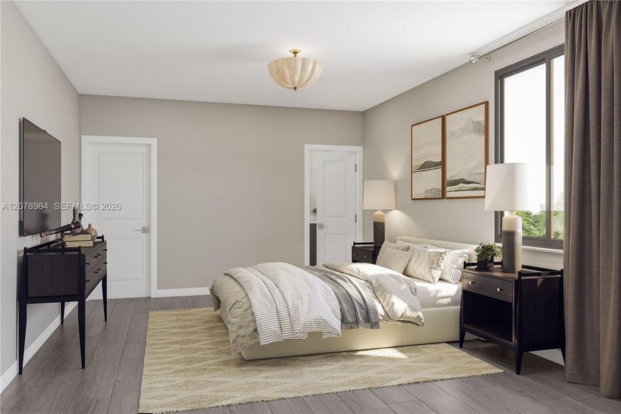 Furnished interior view inside a new home in Parkland Royale, Parkland (Image 18).