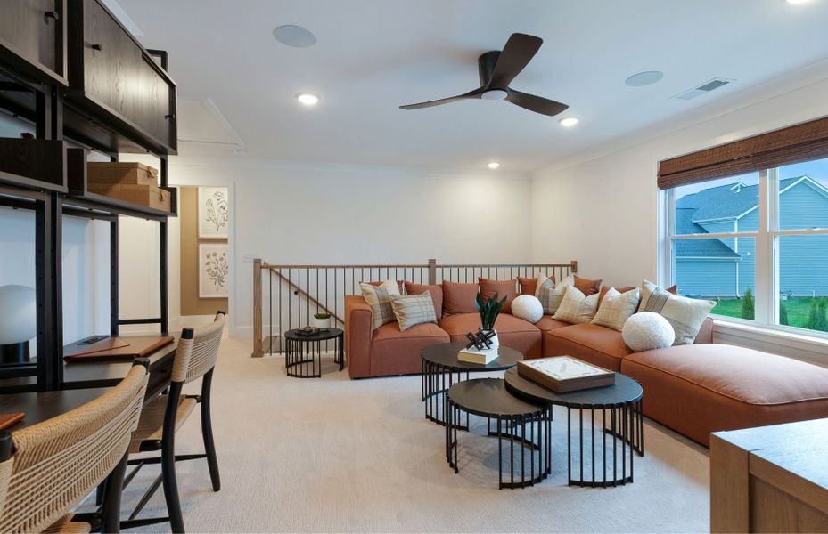Representative furnished interior of a home built from the Valleybrook by Pulte Homes in Millstone, Hendersonville (Image 49).