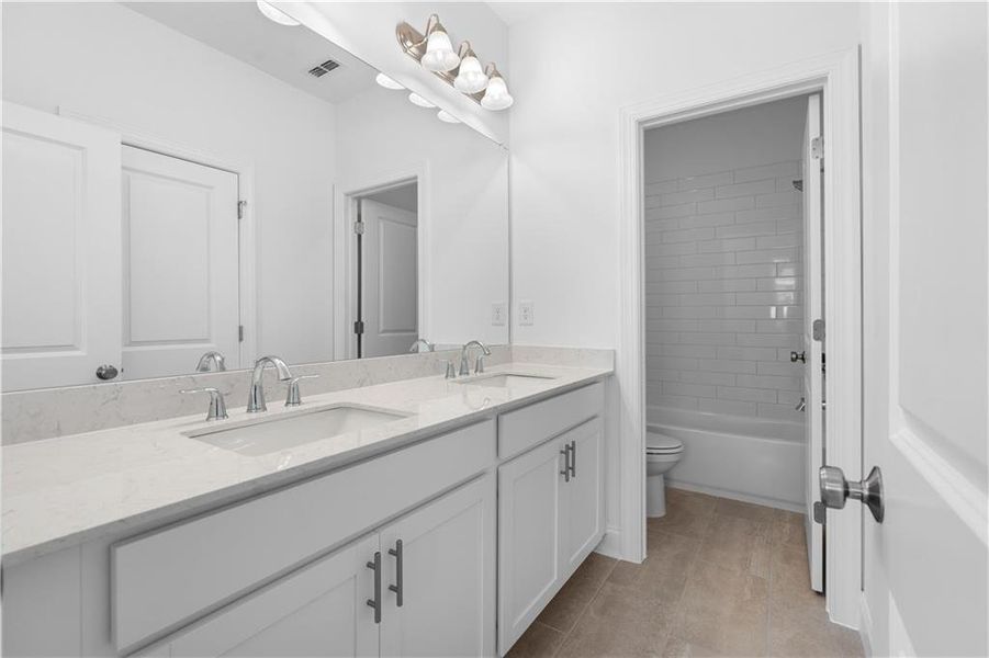 Furnished interior view inside a new home in Millcroft Townhomes, Buford (Image 16).