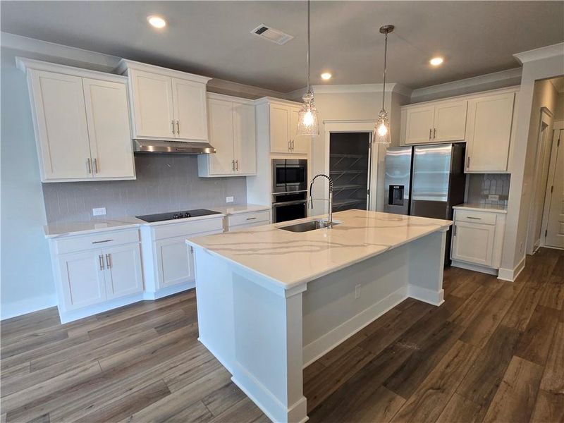 Furnished interior view inside a new home in Pinecrest Ridge, Dacula (Image 9).