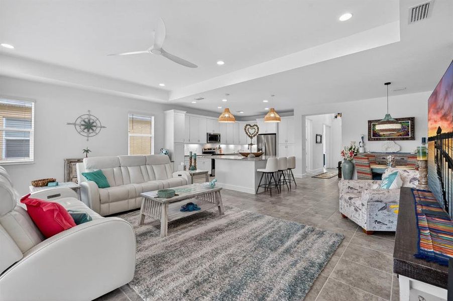 Furnished interior view inside a new home in , Daytona Beach (Image 57).