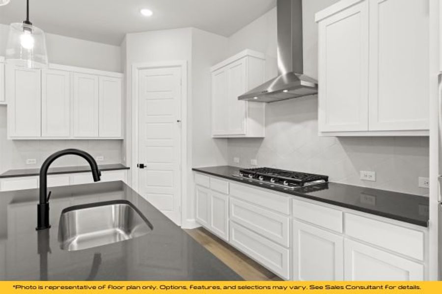 Representative furnished interior of a home built from the The Barbados by Stonefield Homes in The Highlands, Rockwall (Image 11).