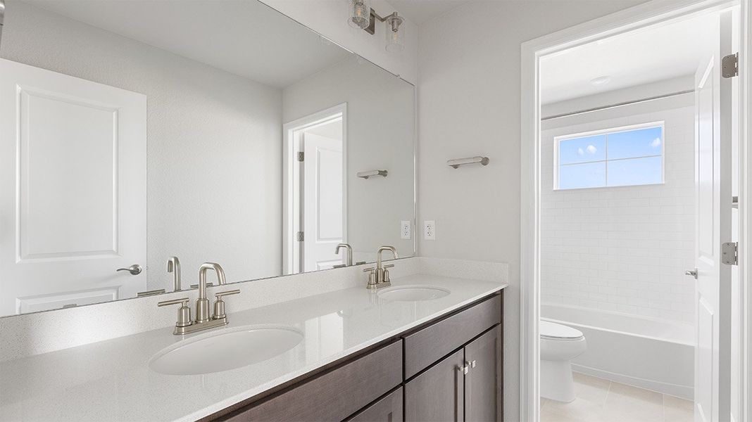 Furnished interior view inside a new home in The Legacy Collection at Talon Pointe, Thornton (Image 4).