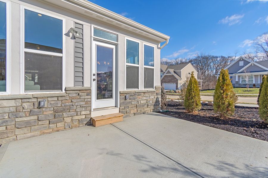 Representative exterior details of a home built from the Edenton by Fischer Homes in Easton Park, Dallas (Image 3).