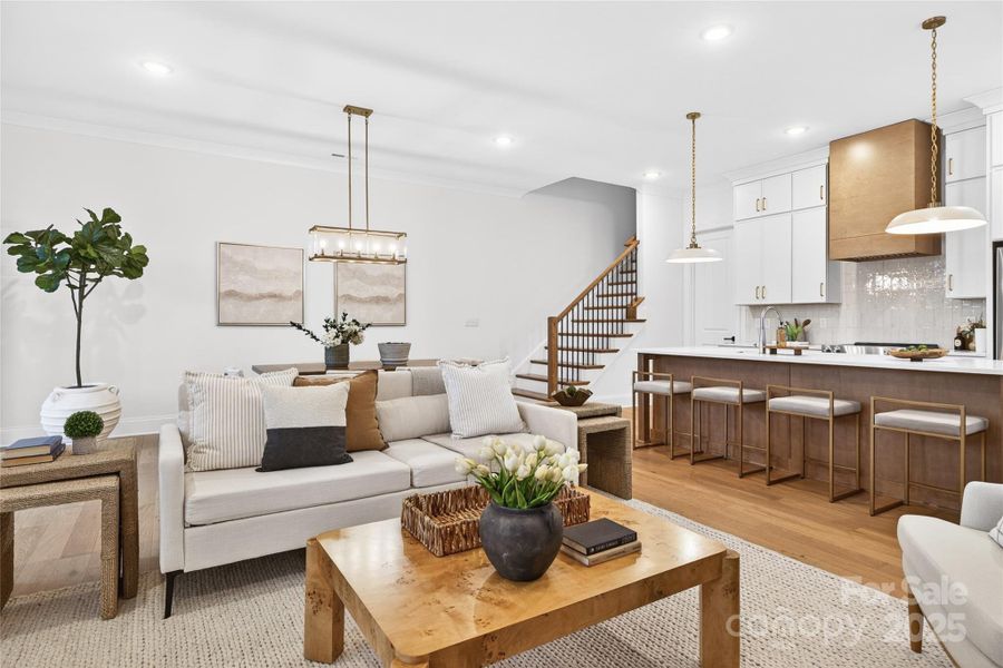 Furnished interior view inside a new home in , Charlotte (Image 36). Furnished interior view inside a new home in , Charlotte (Image 36).