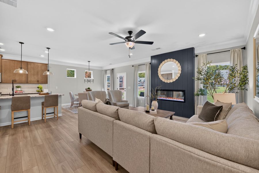 Furnished interior view inside a new home in Sagebrook, Powder Springs (Image 7).