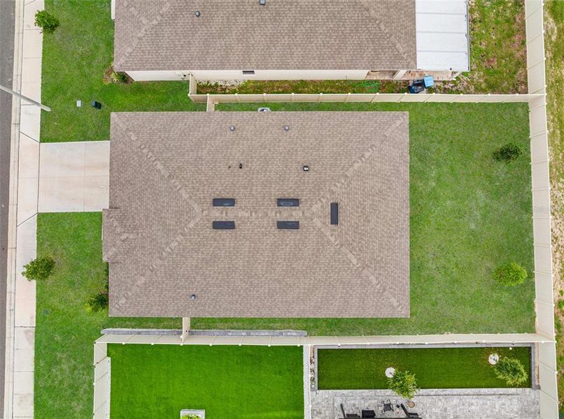 Exterior details and patio area of a home in Cascades, Davenport (Image 4). Exterior details and patio area of a home in Cascades, Davenport (Image 4).