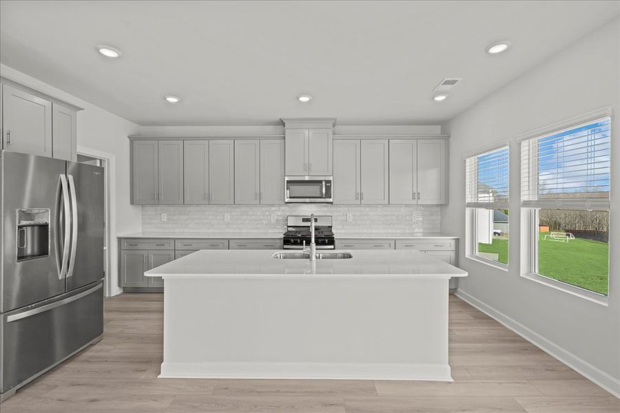 Furnished interior view inside a new home in Creek Ridge - Signature Collection, Spartanburg (Image 3). Furnished interior view inside a new home in Creek Ridge - Signature Collection, Spartanburg (Image 3).